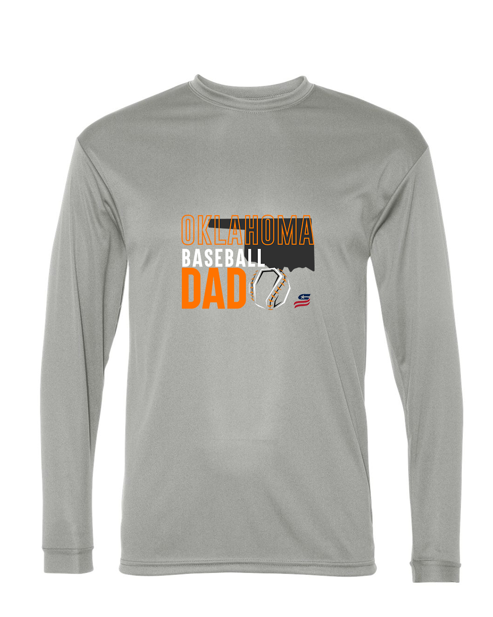 Oklahoma Dad Dri Fit Long Sleeve Shirt