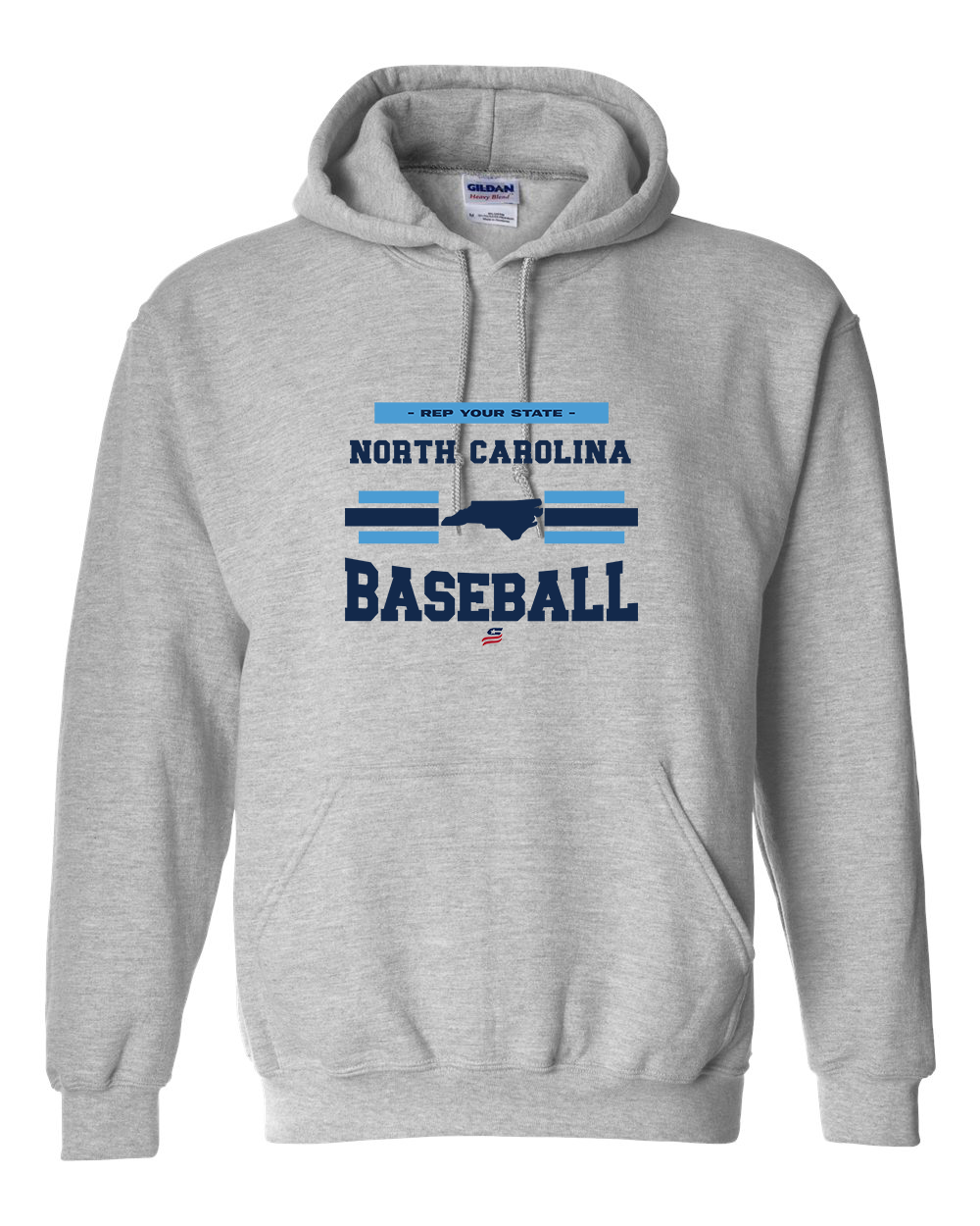 North Carolina Logo2 Cotton Hoodie