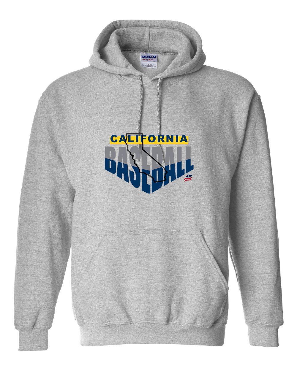 California Logo1 Cotton Hoodie