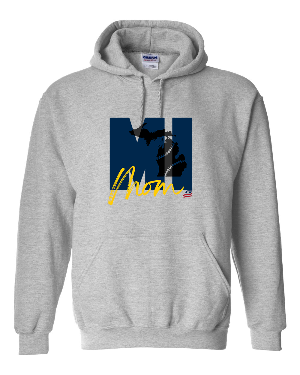 Michigan Mom Cotton Hoodie