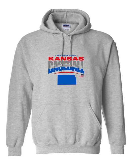 Kansas Logo4 Cotton Hoodie