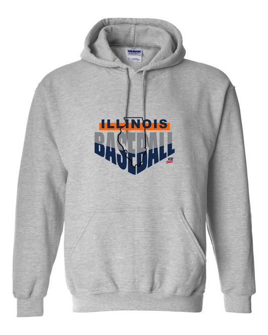 Illinois Logo1 Cotton Hoodie