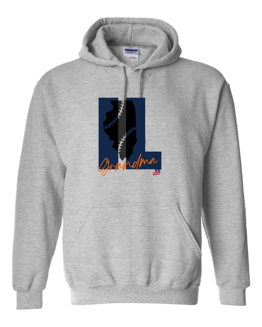 Illinois Grandma Cotton Hoodie