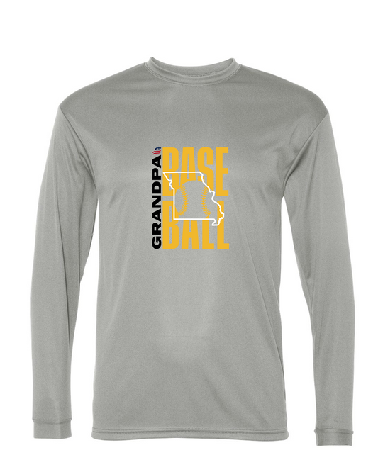 Missouri Grandpa Dri Fit Long Sleeve Shirt