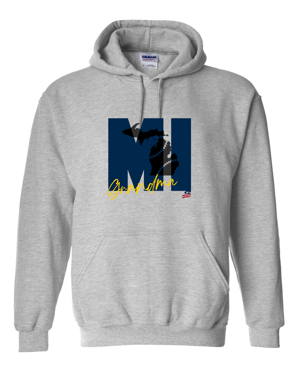 Michigan Grandma Cotton Hoodie