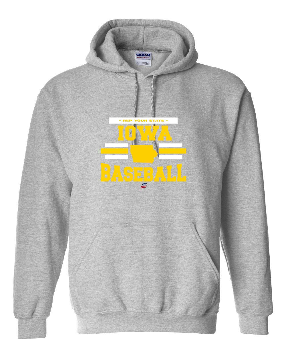 Iowa Logo2 Cotton Hoodie