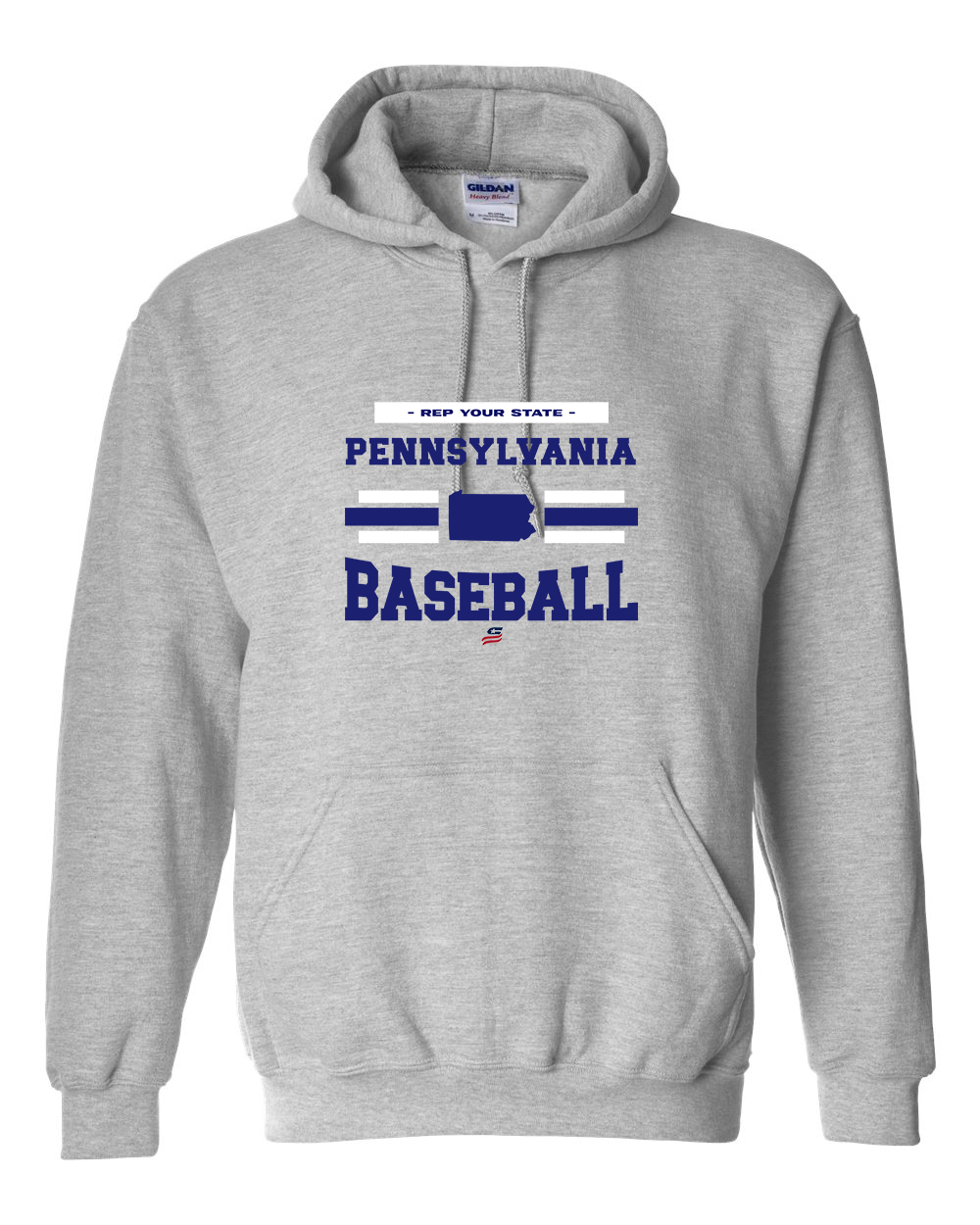 Pennsylvania Logo2 Cotton Hoodie