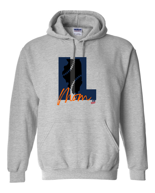 Illinois Mom Cotton Hoodie