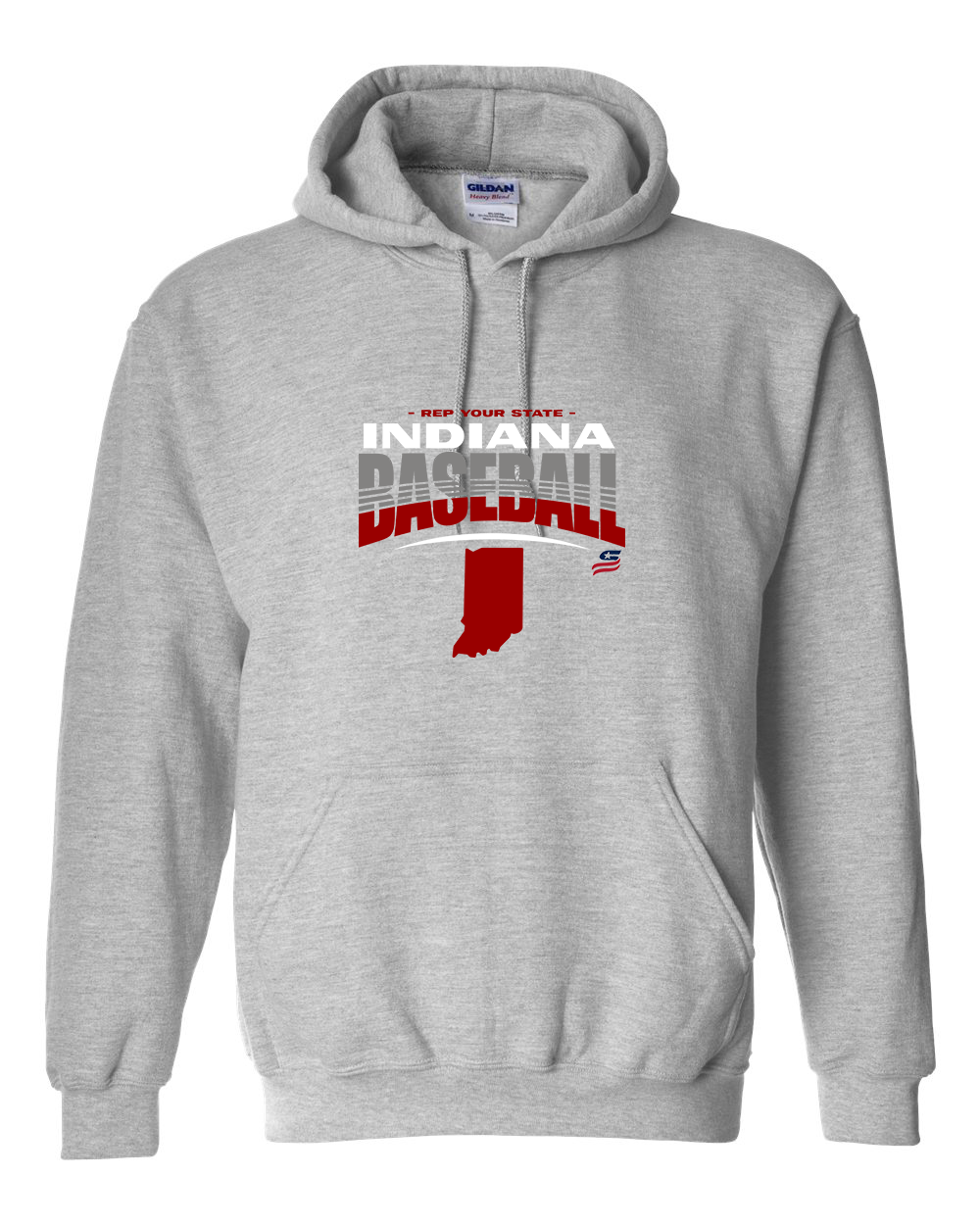 Indiana Logo4 Cotton Hoodie