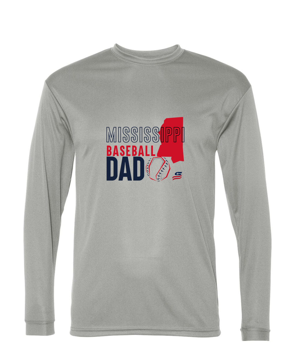 Mississippi Dad Dri Fit Long Sleeve Shirt