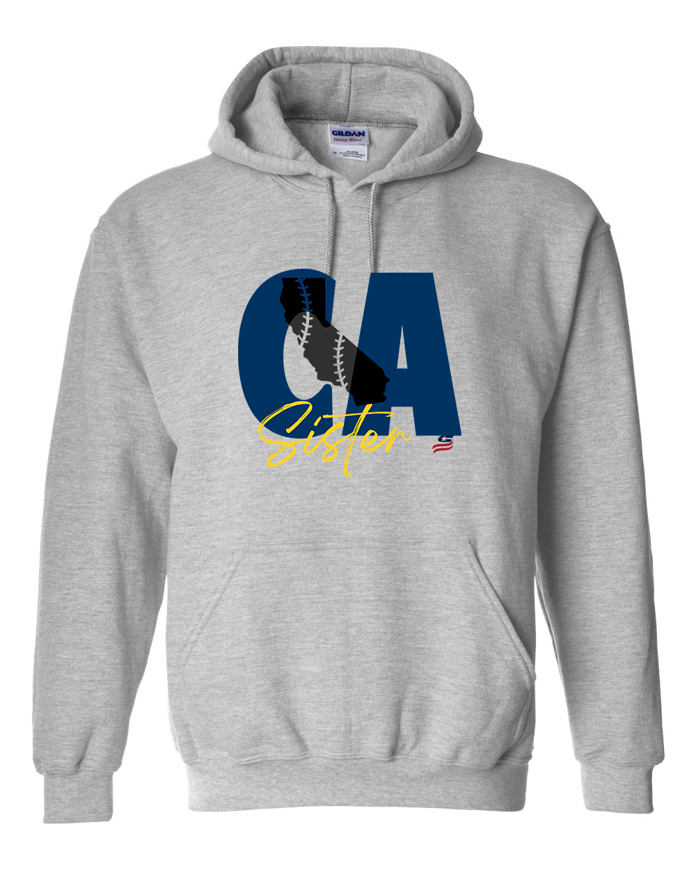 California Sister Cotton Hoodie