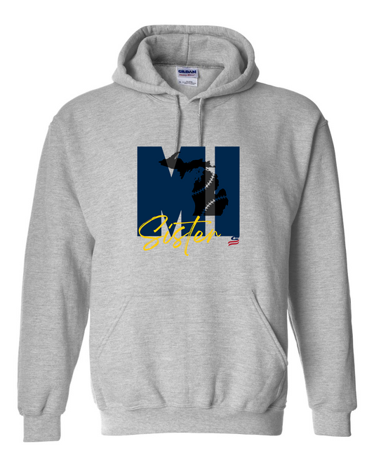 Michigan Sister Cotton Hoodie