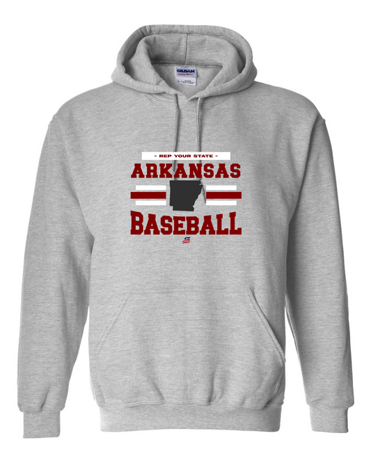 Arkansas Logo2 Cotton Hoodie