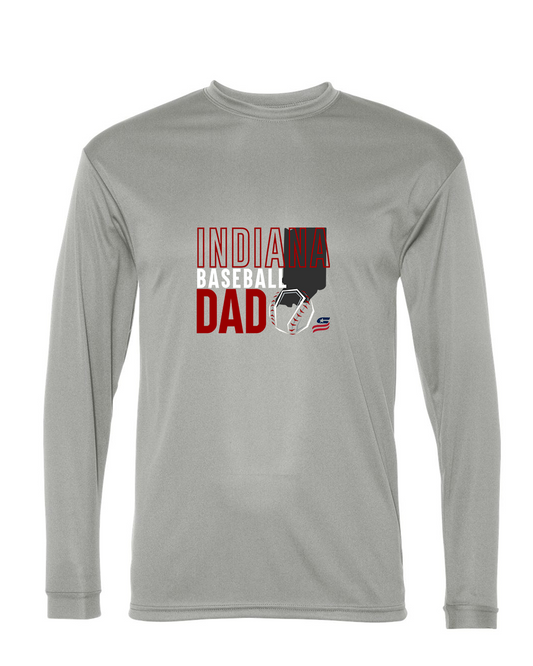 Indiana Dad Dri Fit Long Sleeve Shirt