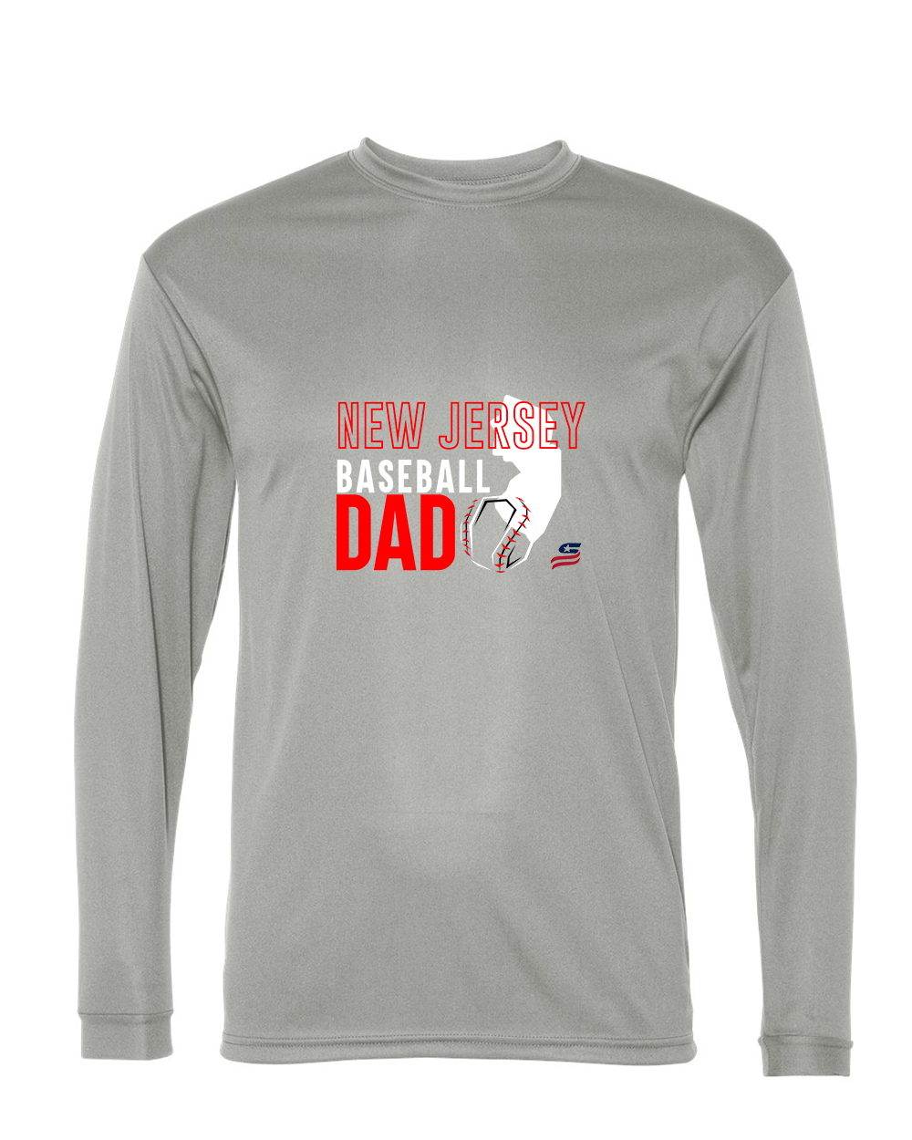 New Jersey Dad Dri Fit Long Sleeve Shirt