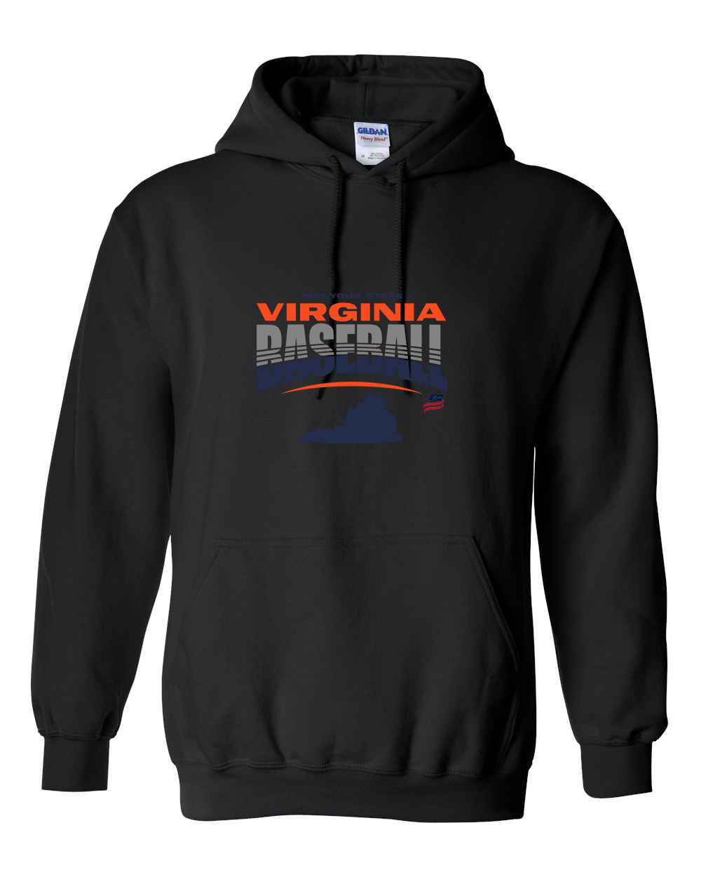 Virginia Logo4 Cotton Hoodie