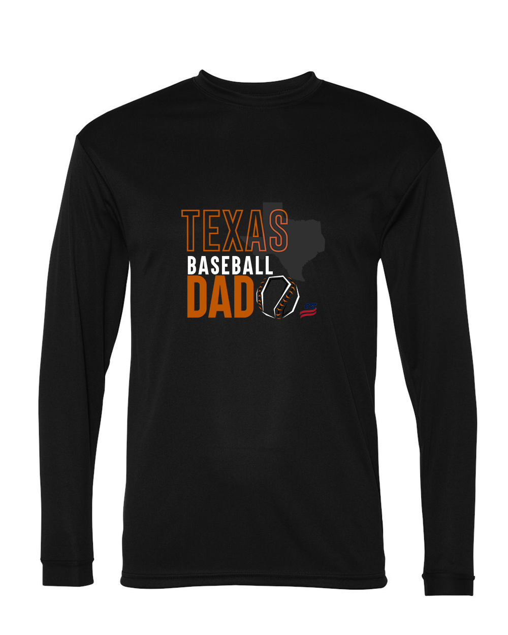 Texas Dad Dri Fit Long Sleeve Shirt