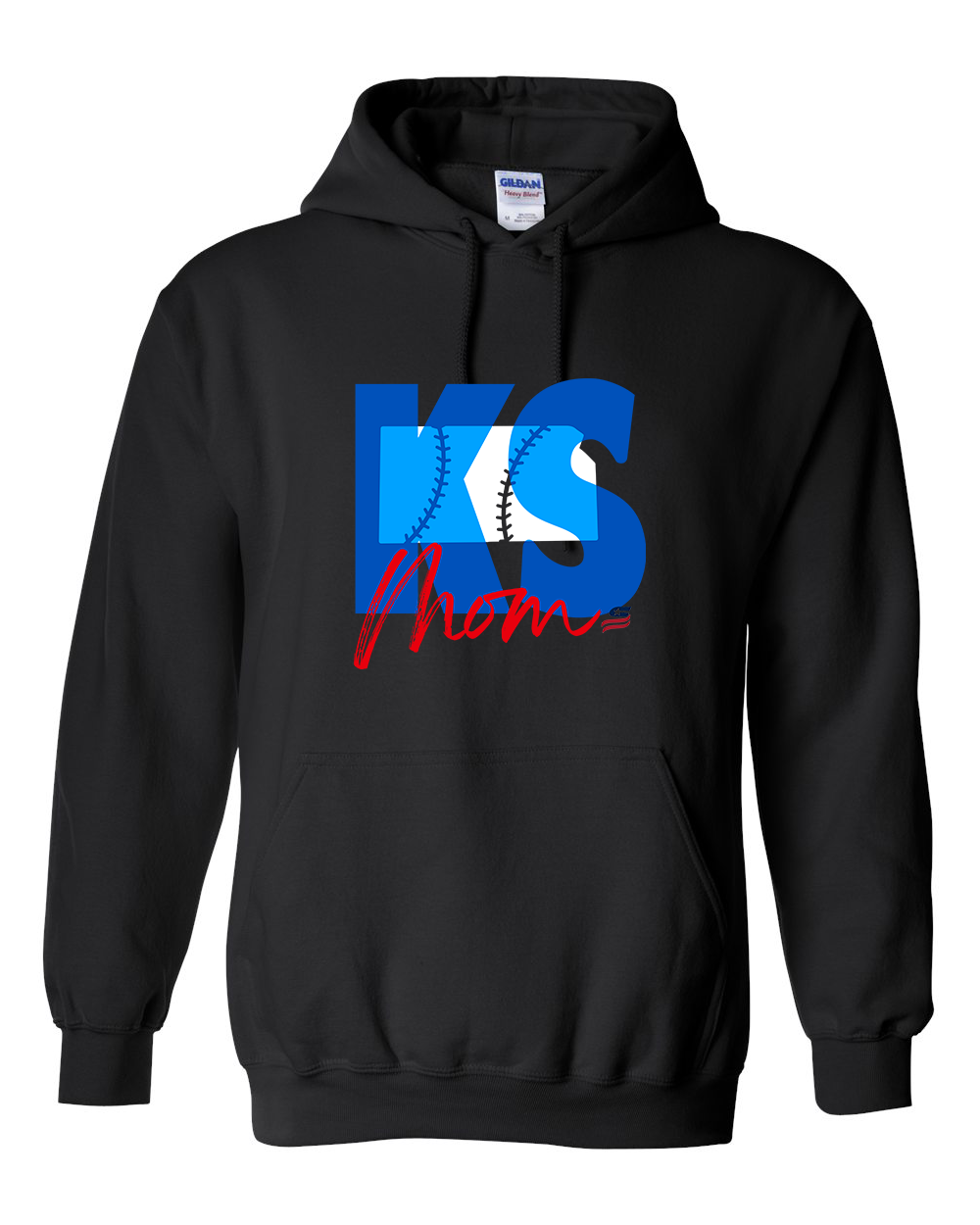 Kansas Mom Cotton Hoodie