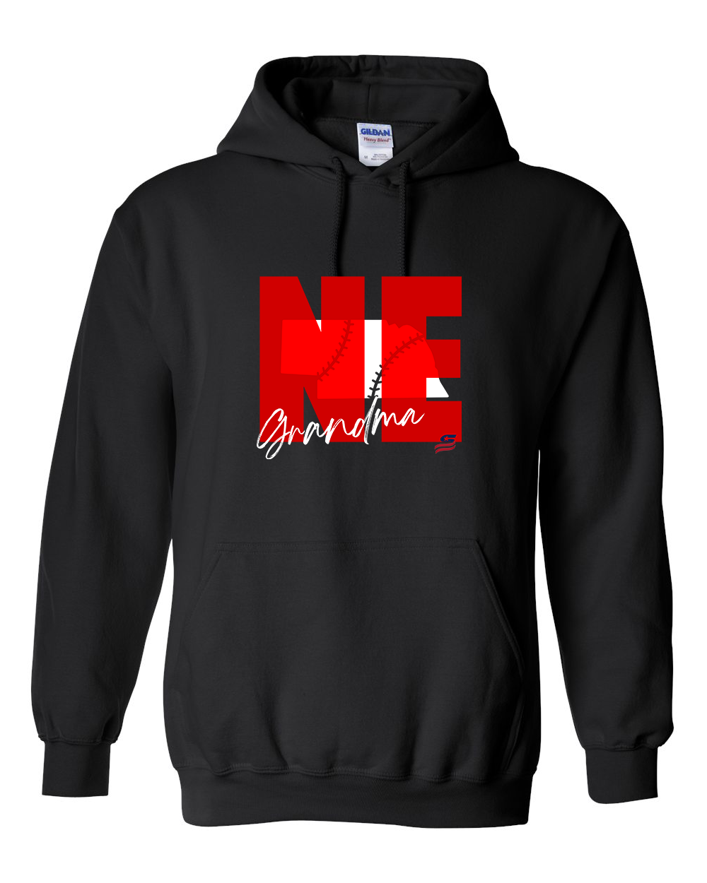 Nebraska Grandma Cotton Hoodie