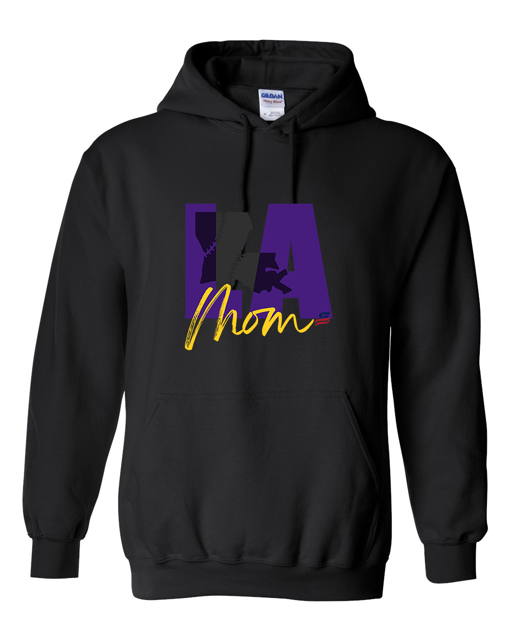 Louisiana Mom Cotton Hoodie