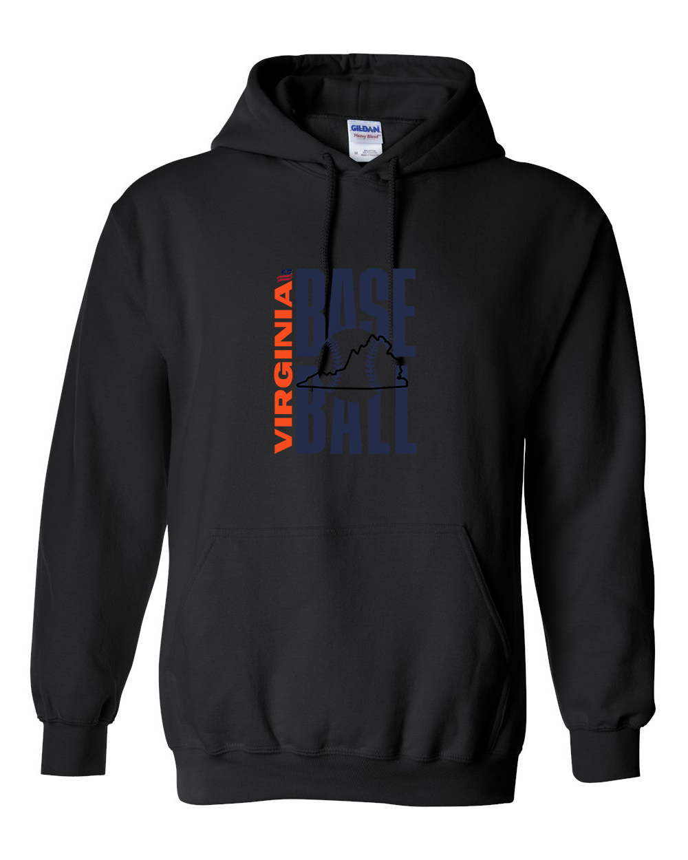 Virginia Logo3 Cotton Hoodie