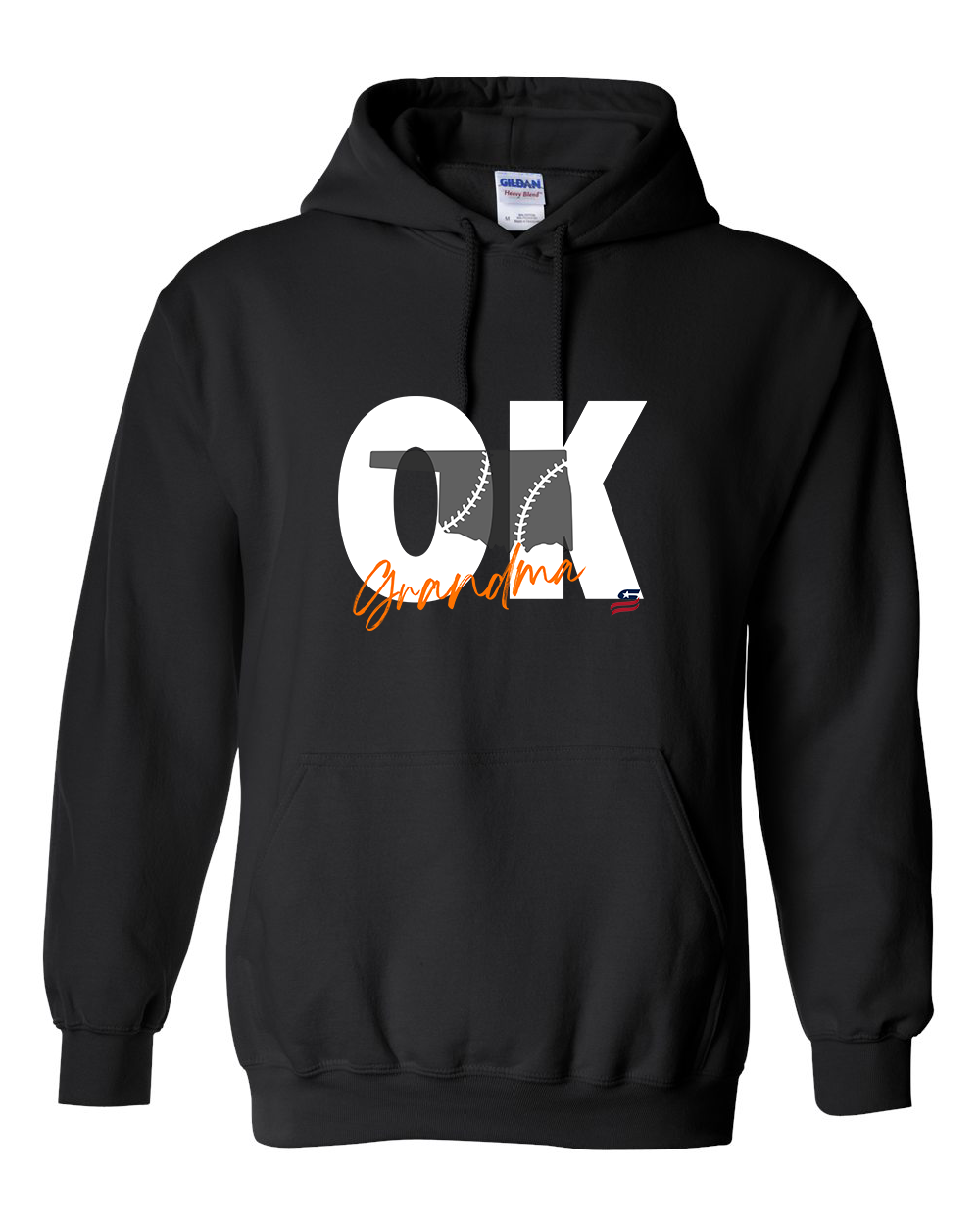 Oklahoma Grandma Cotton Hoodie