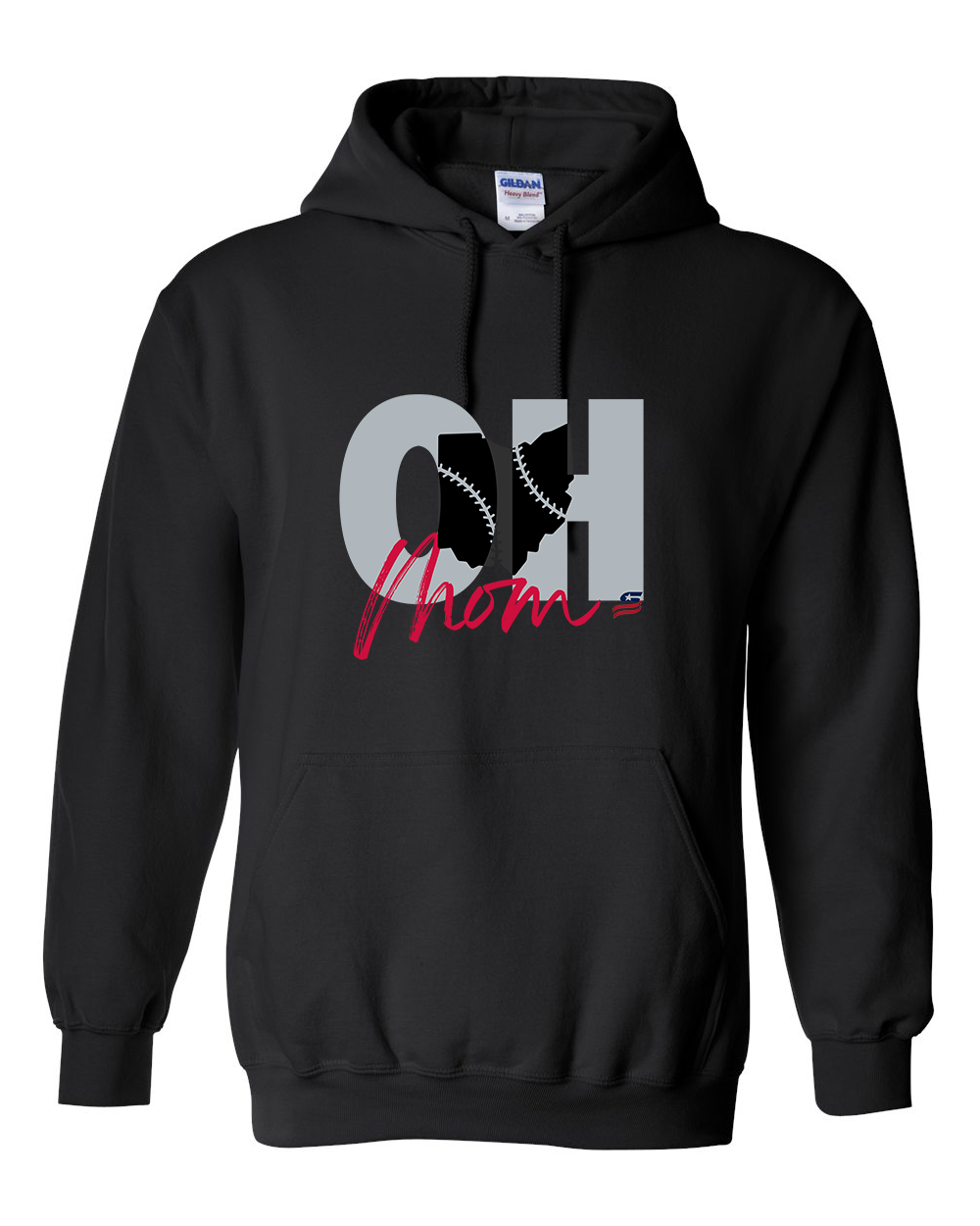 Ohio Mom Cotton Hoodie