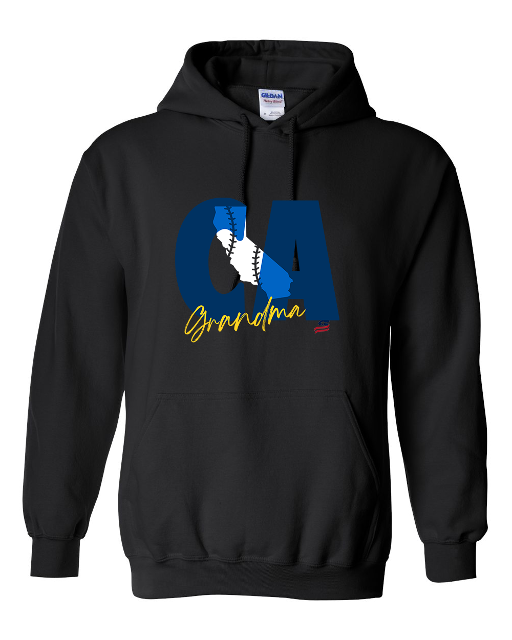 California Grandma Cotton Hoodie