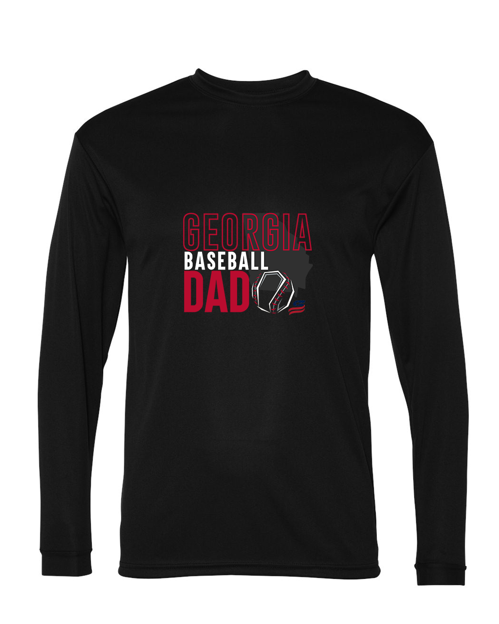 Georgia Dad Dri Fit Long Sleeve Shirt