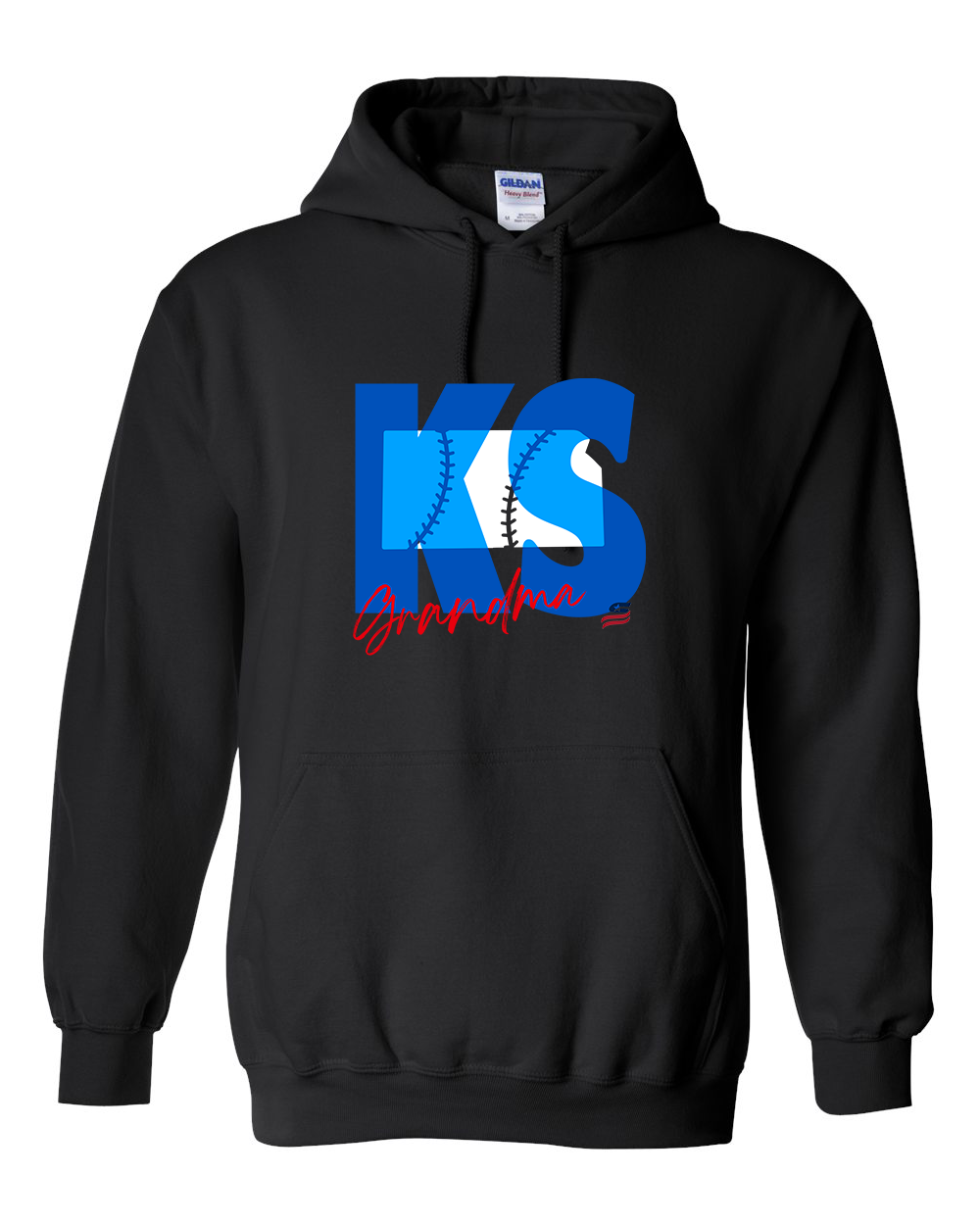 Kansas Grandma Cotton Hoodie