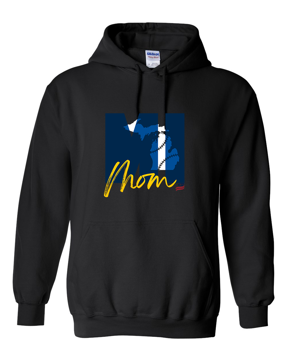 Michigan Mom Cotton Hoodie