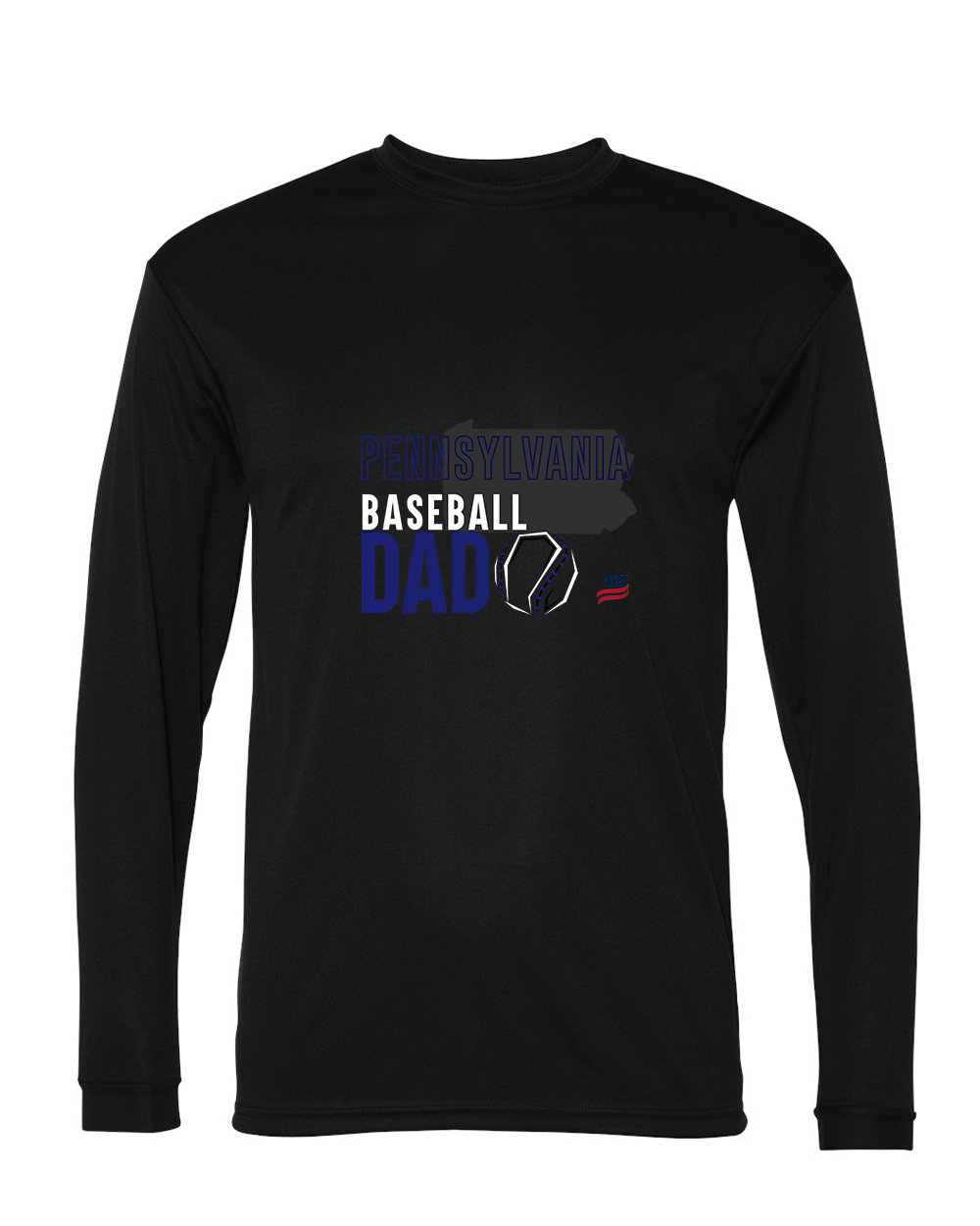 Pennsylvania Dad Dri Fit Long Sleeve Shirt