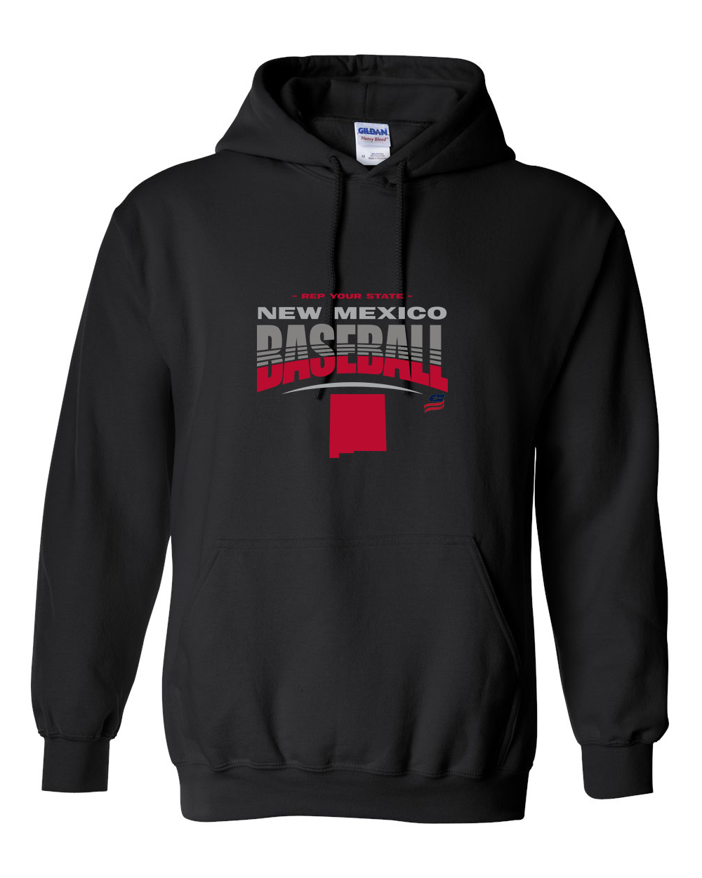 New Mexico Logo4 Cotton Hoodie