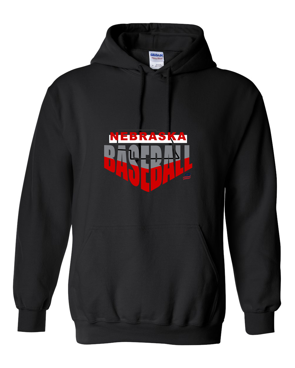 Nebraska Logo1 Cotton Hoodie