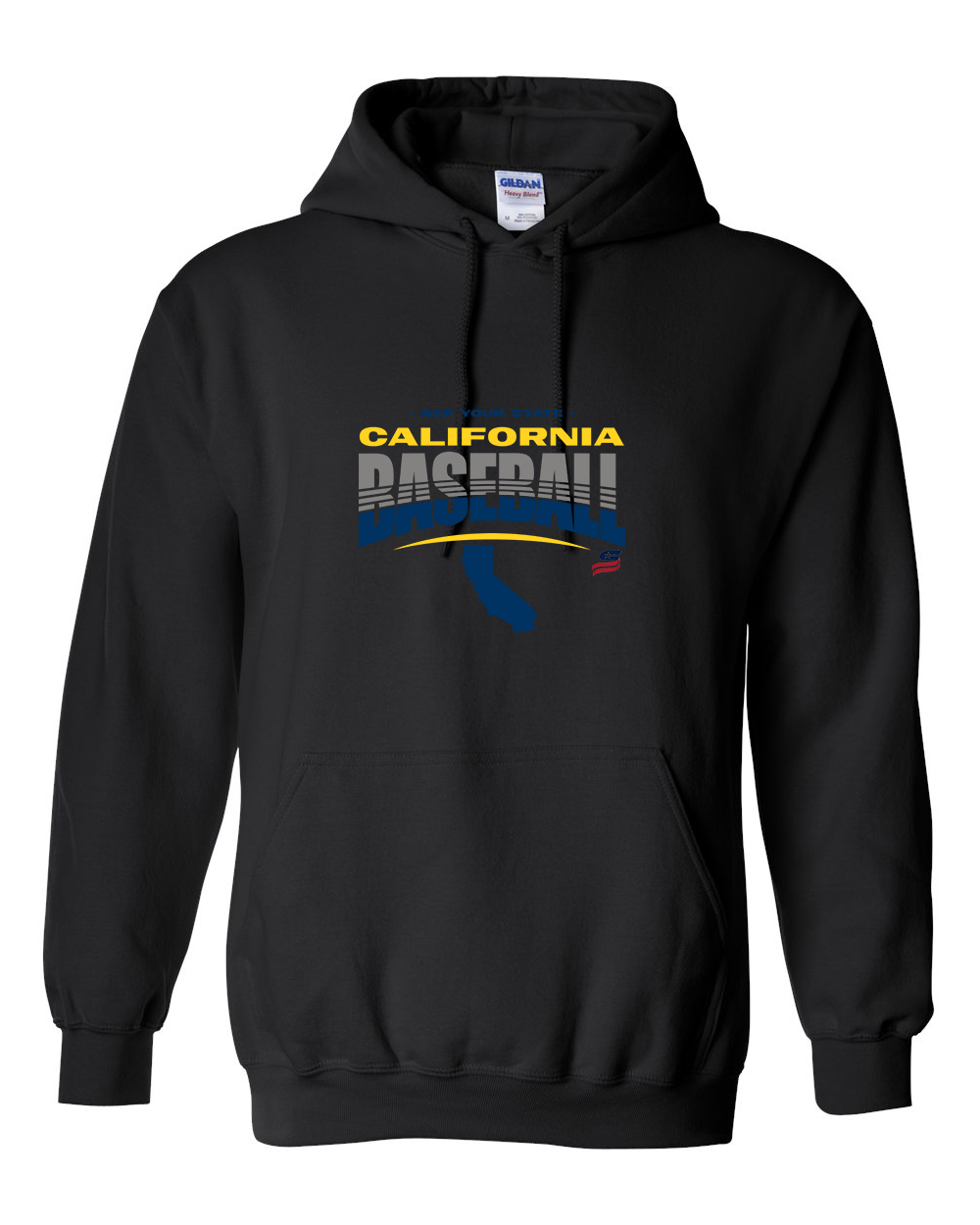 California Logo4 Cotton Hoodie