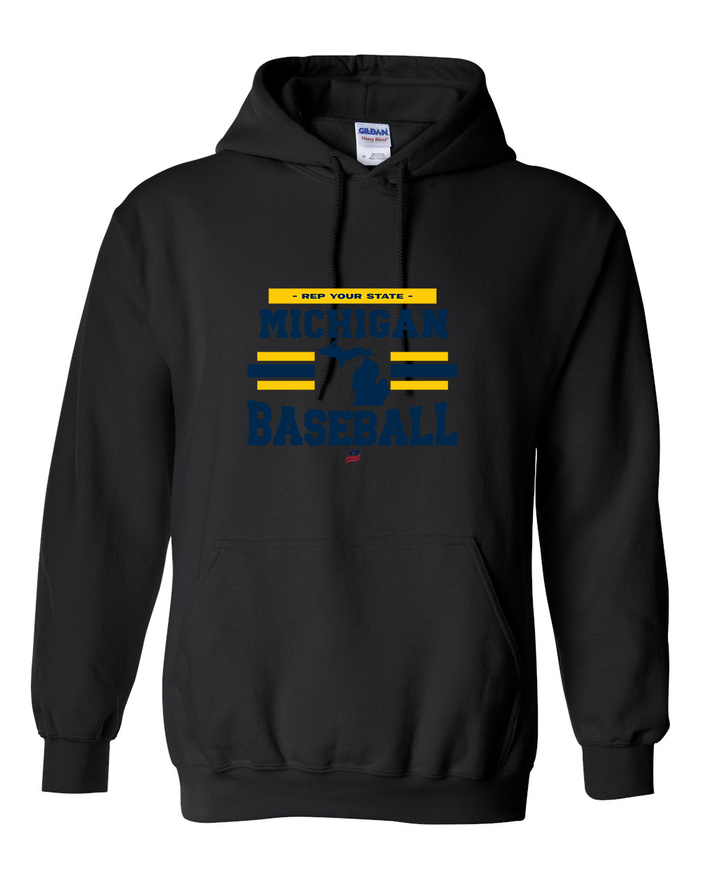 Michigan Logo2 Cotton Hoodie