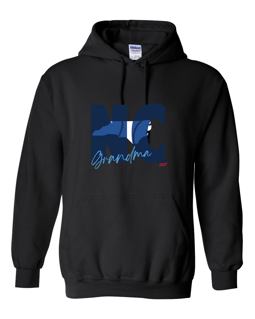 North Carolina Grandma Cotton Hoodie