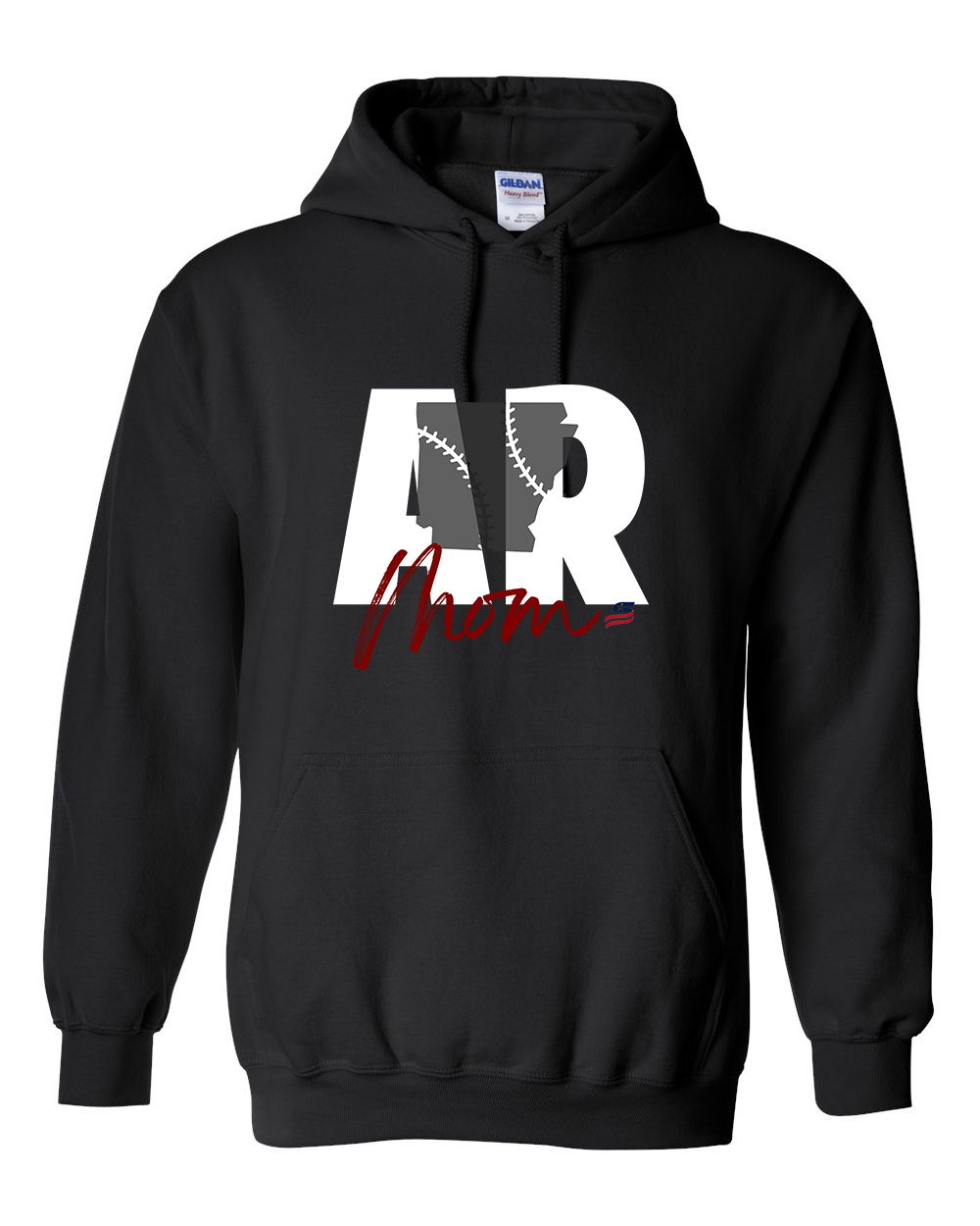 Arkansas Mom Cotton Hoodie