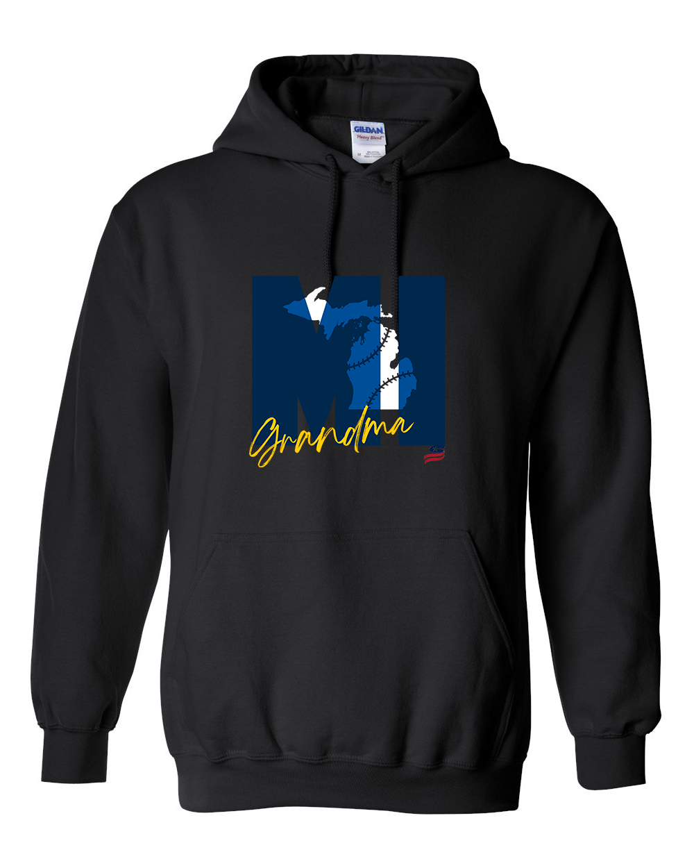 Michigan Grandma Cotton Hoodie