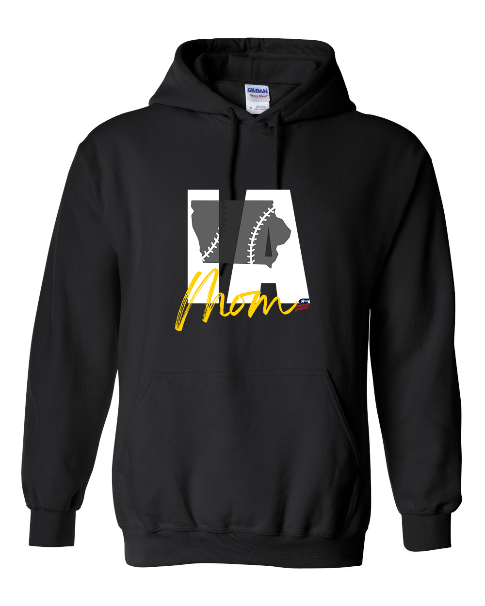 Iowa Mom Cotton Hoodie