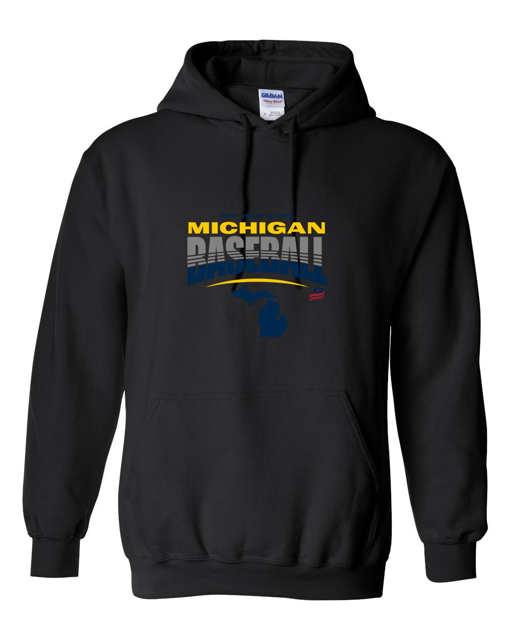 Michigan Logo4 Cotton Hoodie