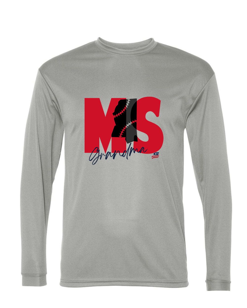 Mississippi Grandma Dri Fit Long Sleeve Shirt