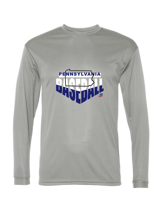 Pennsylvania Logo1 Dri Fit Long Sleeve Shirt