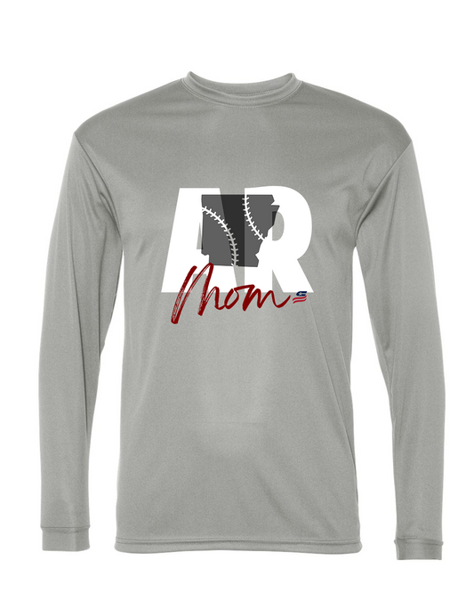 Arkansas Mom Dri Fit Long Sleeve Shirt