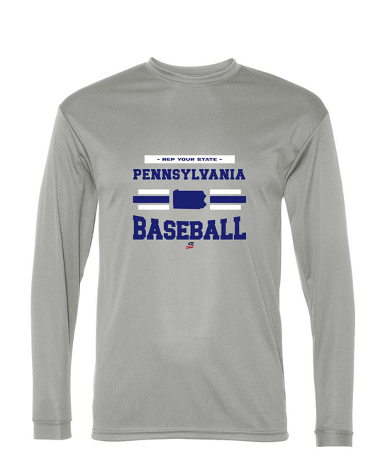 Pennsylvania Logo2 Dri Fit Long Sleeve Shirt