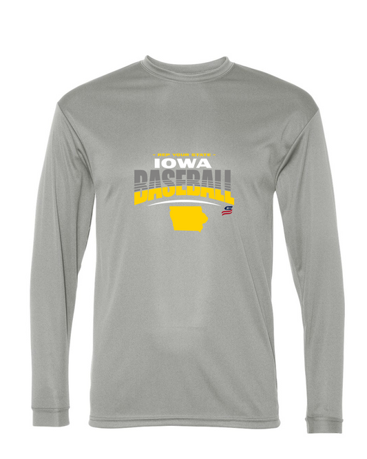 Iowa Logo4 Dri Fit Long Sleeve Shirt