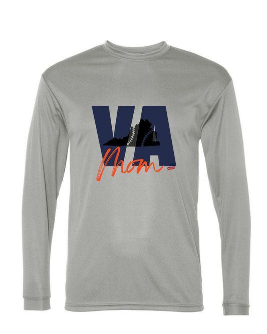 Virginia Mom Dri Fit Long Sleeve Shirt