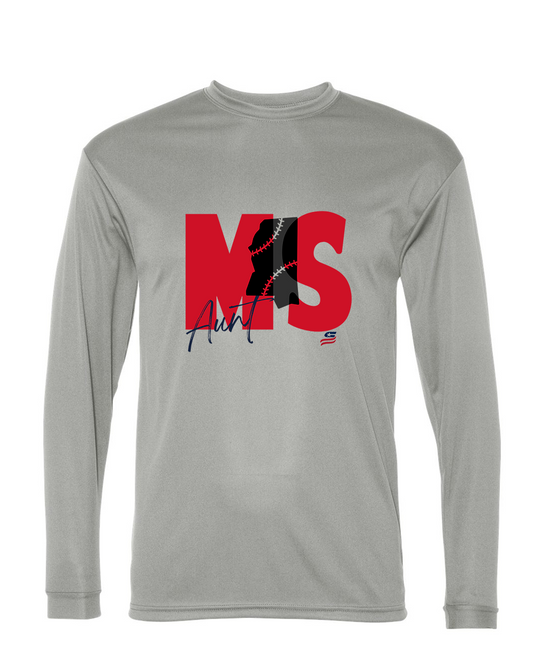 Mississippi Aunt Dri Fit Long Sleeve Shirt