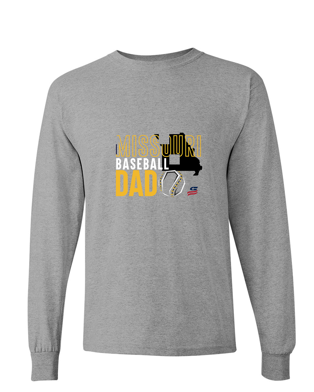 Missouri Dad Cotton Long Sleeve Shirt