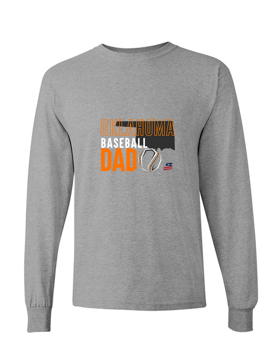 Oklahoma Dad Cotton Long Sleeve Shirt